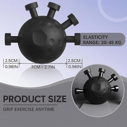 Hand Grip Strengthener,Ultimate Finger Exerciser Strength Trainer Exercise Ball Hand Strengthener Hand Balls Workout Equipment for Men & Women Multicolour