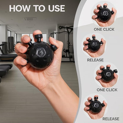 Hand Grip Strengthener,Ultimate Finger Exerciser Strength Trainer Exercise Ball Hand Strengthener Hand Balls Workout Equipment for Men & Women Multicolour