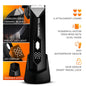 Full Body Trimmer for Men- Safest Body & Private Part Trimmer - Pubic Hair Groomer, Underarm - Waterproof, Ceramic Blades, Rechargeable with Wireless Fast Charging,Black
