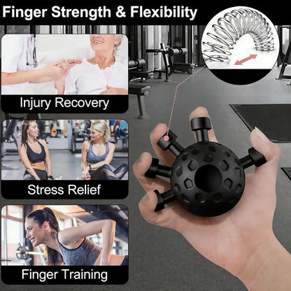 Hand Grip Strengthener,Ultimate Finger Exerciser Strength Trainer Exercise Ball Hand Strengthener Hand Balls Workout Equipment for Men & Women Multicolour