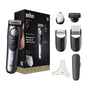 All-in-One Trimmer for Men , Cordless with 180-Min Runtime, Lifetime Sharp Metal Blades, Waterproof, Precision Comb, 50+ Length Settings, Premium Case, 8-in-1